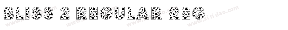 Bliss 2 Regular Reg字体转换